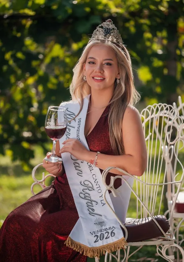 Valentina Fenoy, Reina Departamental de la Melesca de San Rafael 2026. Valentina-Fenoy