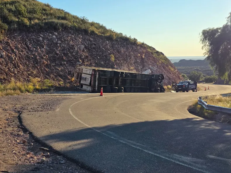 El tránsito fue reducido en la zona del accidente.
