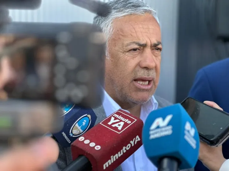 Alfredo Cornejo durante su paso por San Rafael