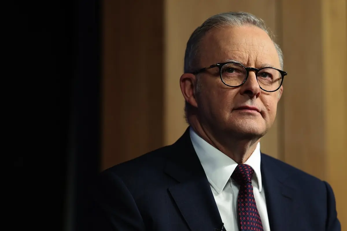 El primer ministro Anthony Albanese brindó una conferencia tras la masacre. El primer ministro Anthony Albanese brindó una conferencia tras la masacre.