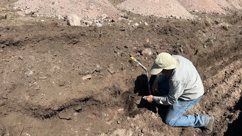 Excavaciones realizadas por el Equipo Argentino de Antropología Forense en el predio de La Perla, en Córdoba.