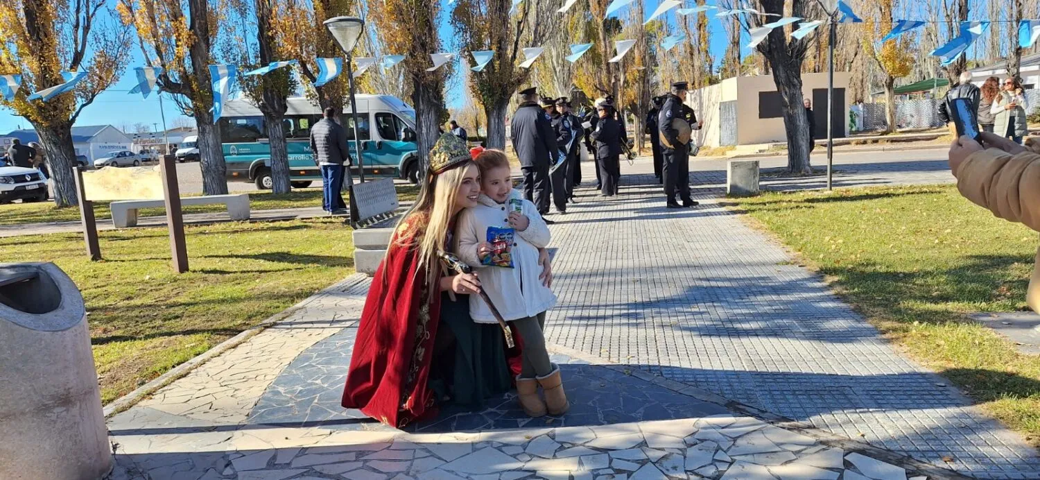 Azul Antolinez en el aniversario de El Nihuil