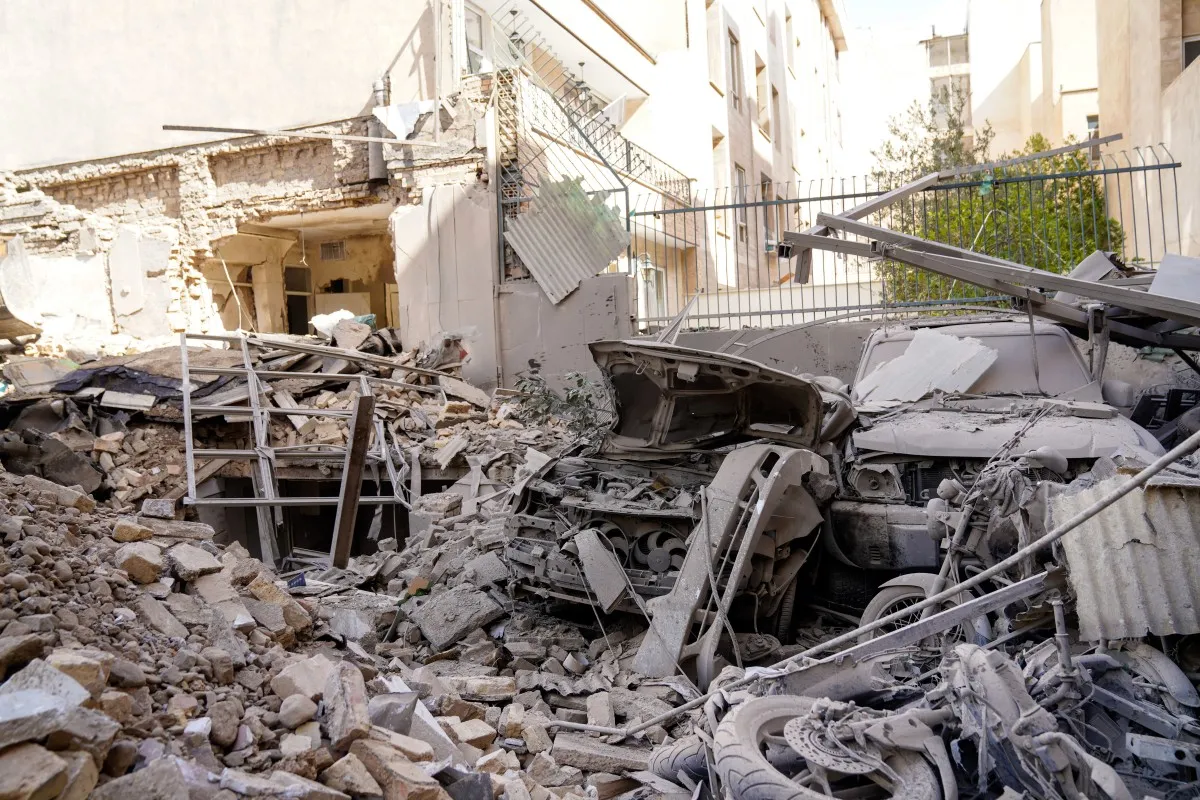 Medio Oriente: edificios dañados tras los bombardeos registrados en Teherán durante la madrugada Medio Oriente: edificios dañados tras los bombardeos registrados en Teherán durante la madrugada