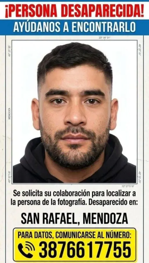 El joven tiene 33 años y es oriundo de Santa Fe