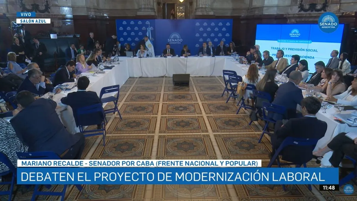 Continúa el debate de la ley en la comisión de Trabajo y Acción Social.