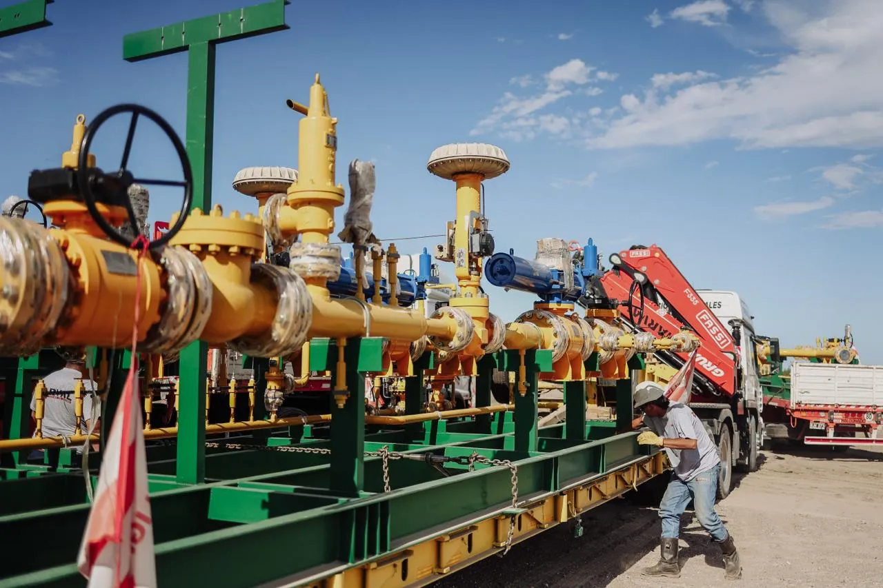 Los skids llegaron desde la provincia de Córdoba
