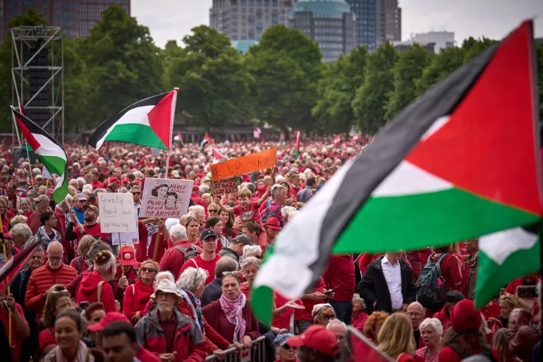 Movimientos sociales en Europa expresaron solidaridad con la misión hacia Gaza.