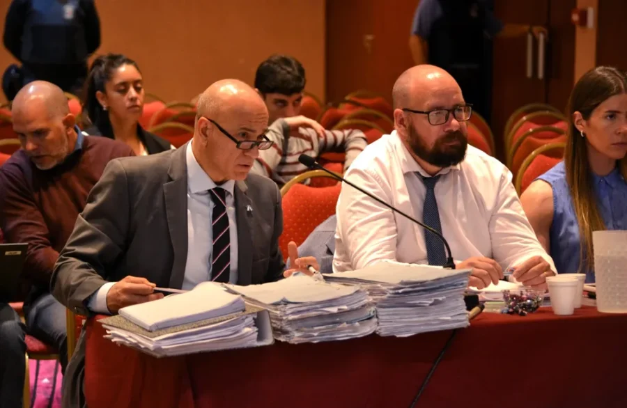 Los fiscales Pablo Peñasco y Javier Giaroli. Gentileza Poder Judicial