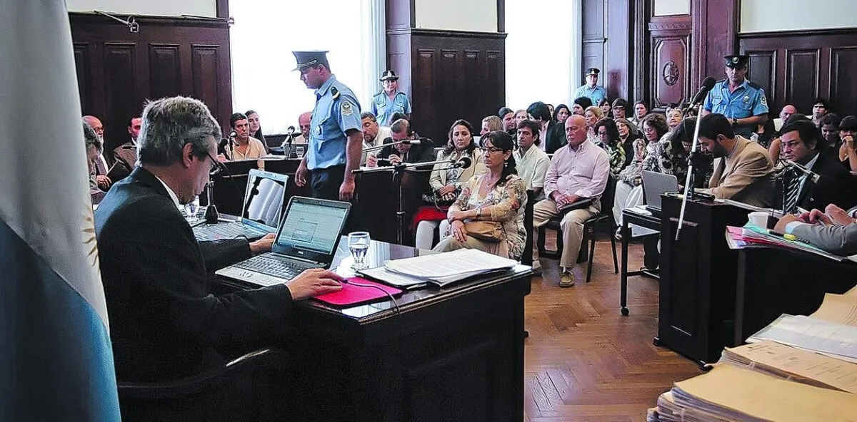 Imagenes del juicio realizado en 2012.