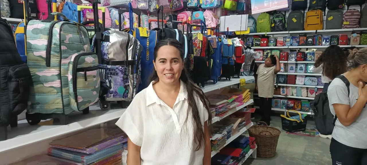 Juliana Tabanera, propietaria de libreria