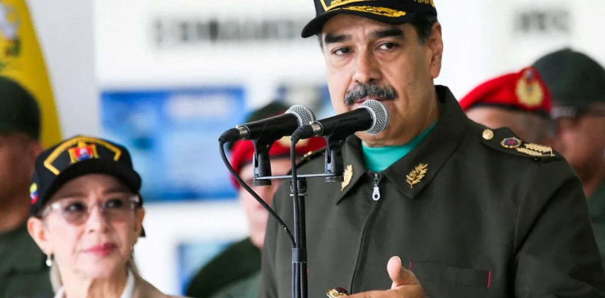 Maduro dio un saludo de fin de año a las fuerzas militares de Venezuela. Imagen Reuters