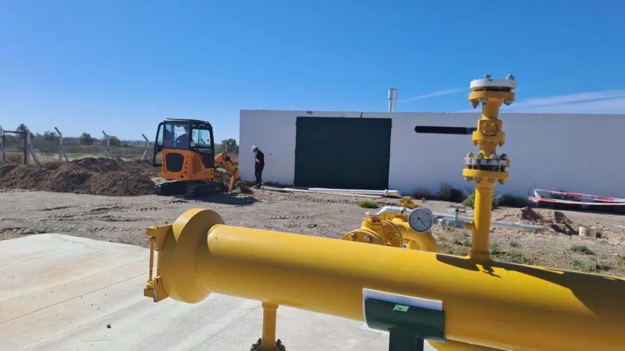 Gasoducto San Rafael: conexión eléctrica de la planta de regulación