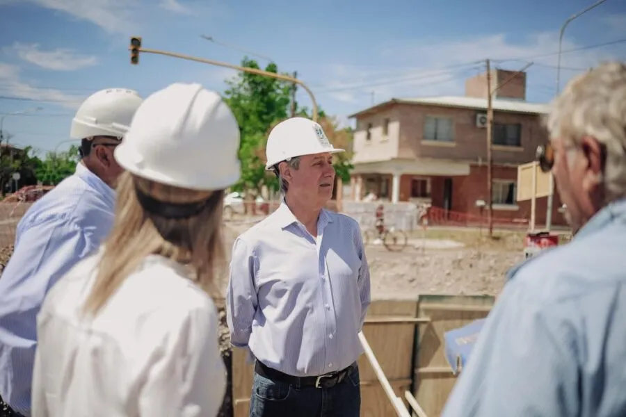 La obra fue supervisada en las últimas horas por el intendente Omar Félix,
