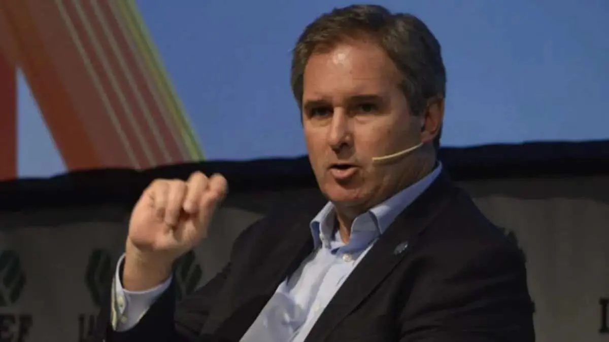 El canciller argentino Pablo Quirno, tras la comunicación oficial del Departamento de Estado.