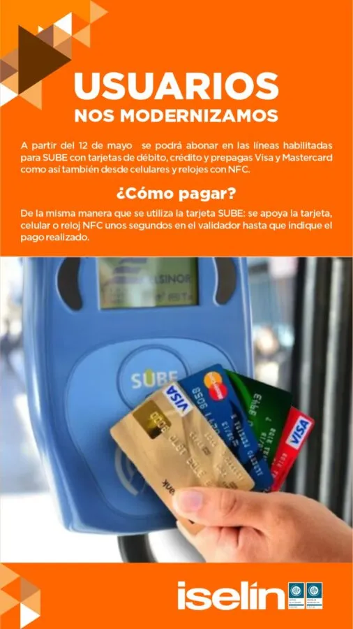 Ahora se puede pagar el pasaje de colectivo con tarjetas de crédito y débito