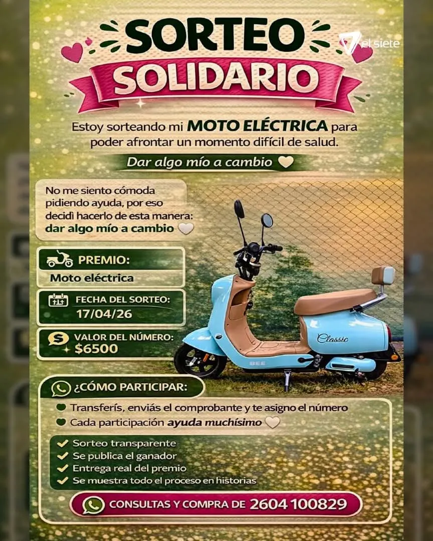 Laura rifa su moto para poder pagar su tratamiento contra el cáncer y continuar con su lucha diaria.