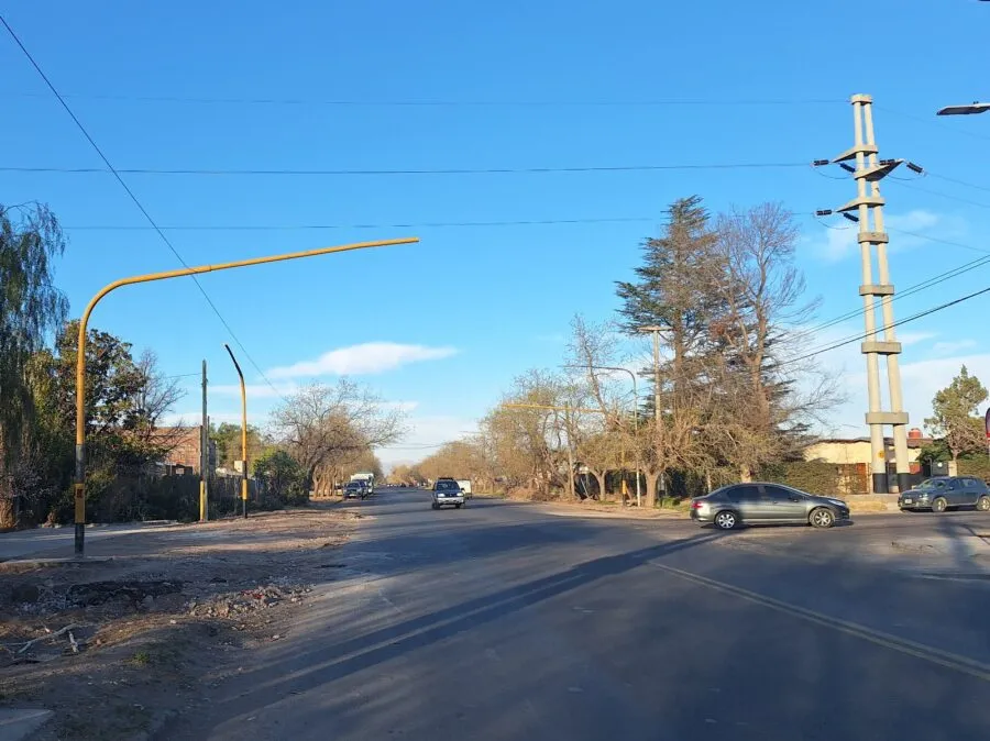 Colocación de nuevos semáforos