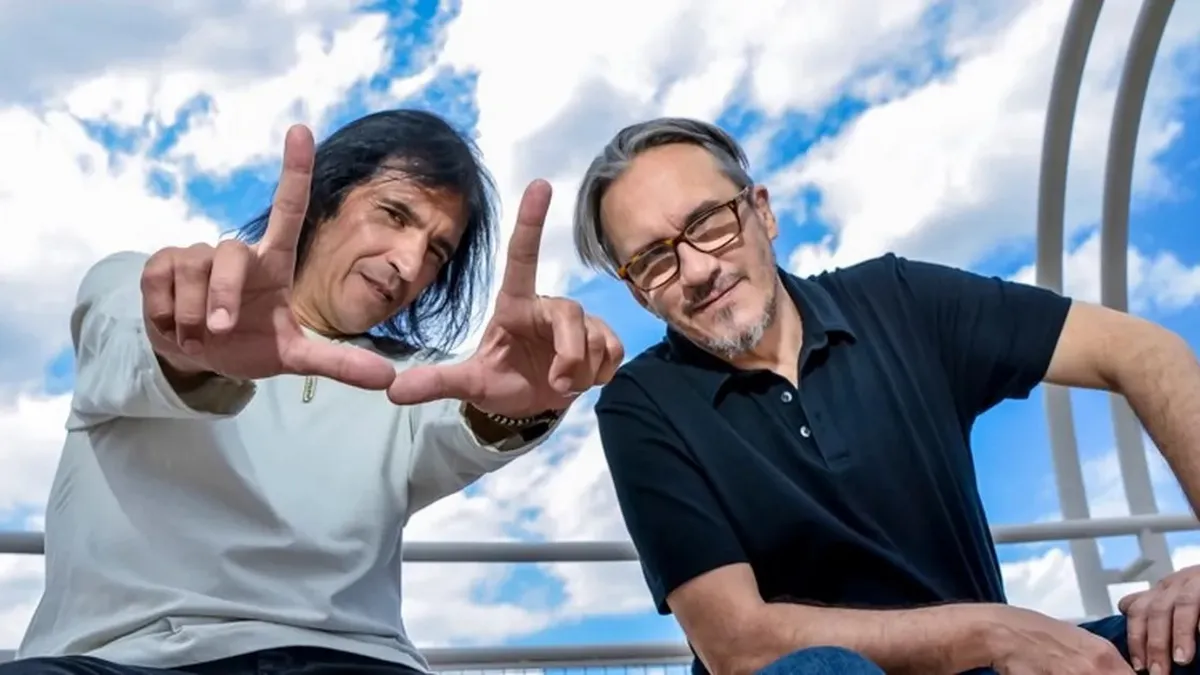 Felipe Staiti junto a Marciano Cantero, dupla histórica del rock latino
