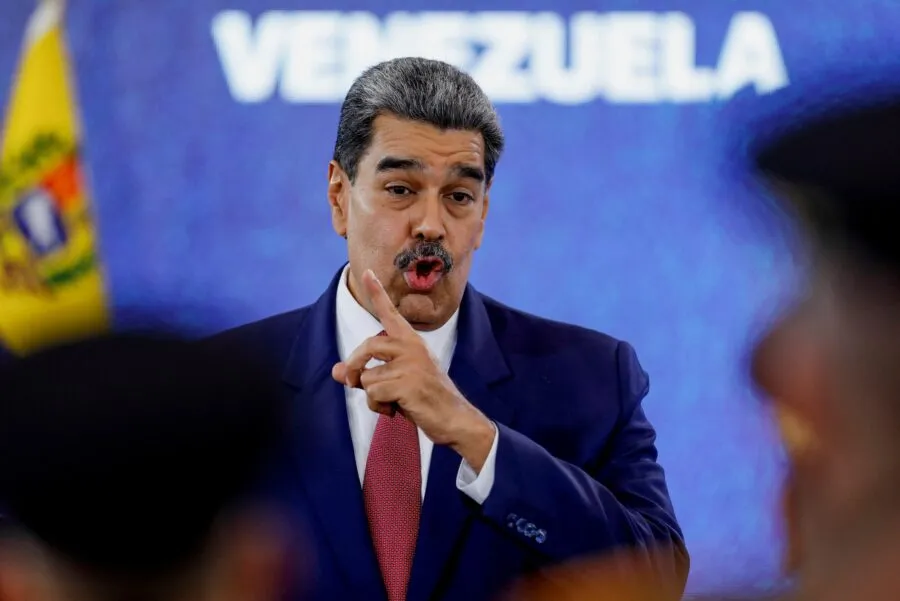 Nicolás Maduro en un acto oficial en Caracas, Venezuela.