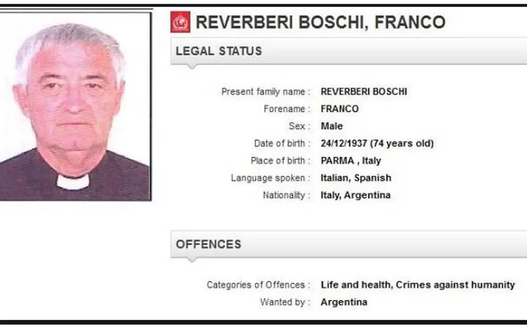 Se aprobó la extradición del cura Franco Reverberi