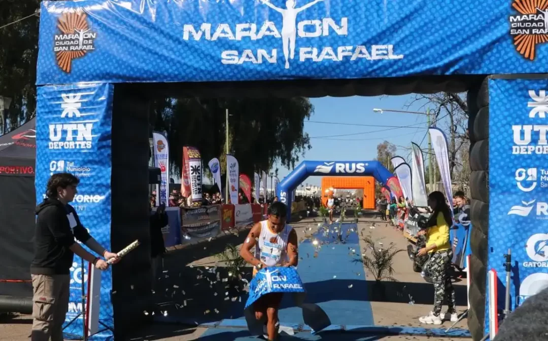 Jorge Cerda y Marta Álvarez, se quedaron con la Maratón Ciudad de San Rafael