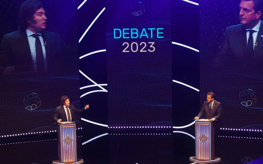 Debate: Massa puso contra las cuerdas a Milei en el último round antes del balotaje