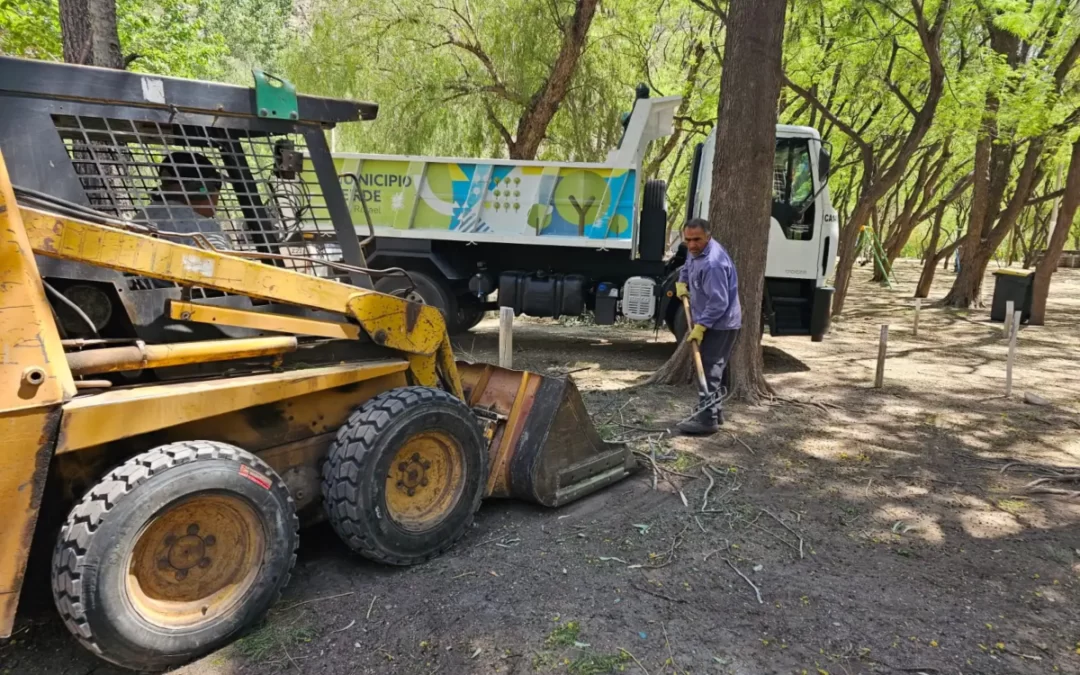 Tras un intenso operativo quedó habilitado el Parque Municipal del Valle Grande