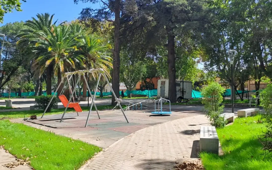 Goudge: se viene la inauguración de la plaza y el plan de asfalto