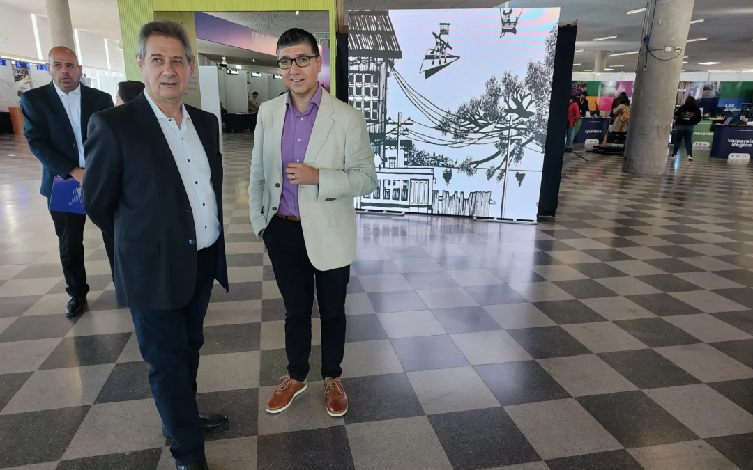 Con la presencia de Omar Félix, San Rafael comenzó su participación en la Feria Internacional de Valparaíso