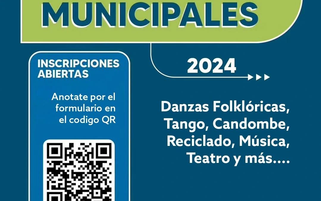Se viene la temporada 2024 de los talleres Municipales con folclore, danza, carpintería, artesanías y mucho más