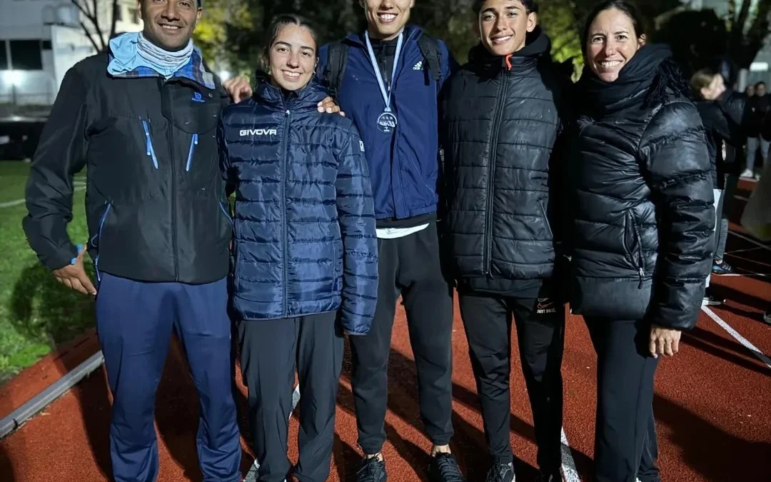Dos sanrafaelinos de la Escuela Municipal de Atletismo se colgaron la medalla de oro en el Nacional de Pruebas Combinadas