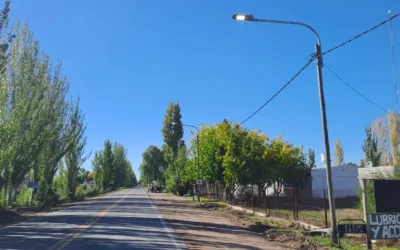 El Municipio de San Rafael sumó nuevas luces led en la zona de La Pichana
