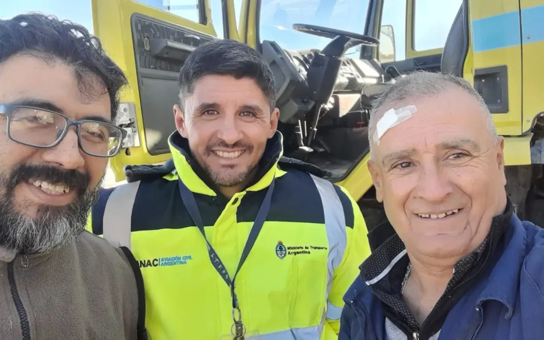 Mecánicos del Municipio dejaron nuevamente operativa la autobomba del Aeropuerto