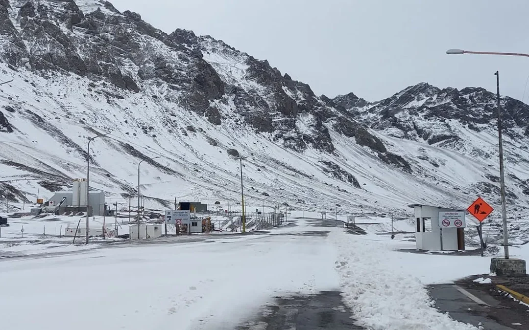 Cerró el paso Cristo Redentor hasta nuevo aviso