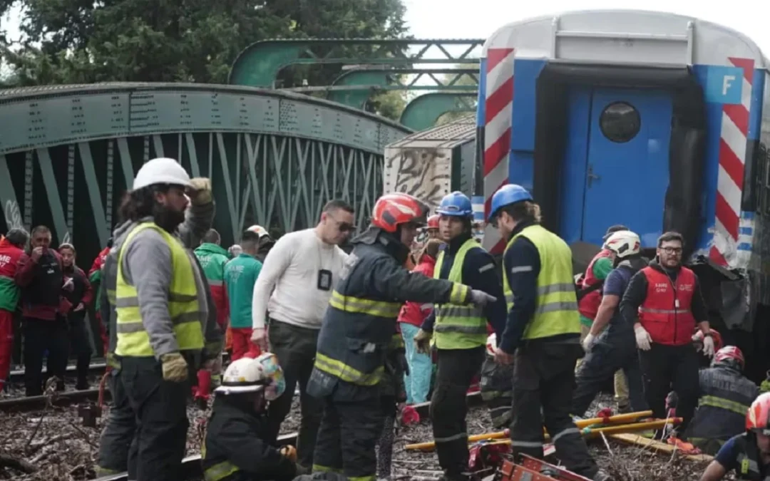 Choque  de trenes en Palermo: al menos 70 heridos