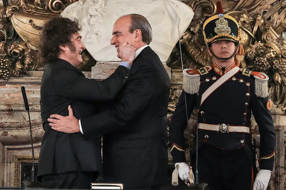 Guillermo Francos y Javier Milei – Imagen N/A