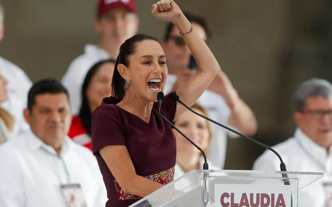México: Claudia Sheinbaum se convirtió en la primera mujer presidente de la historia de su país
