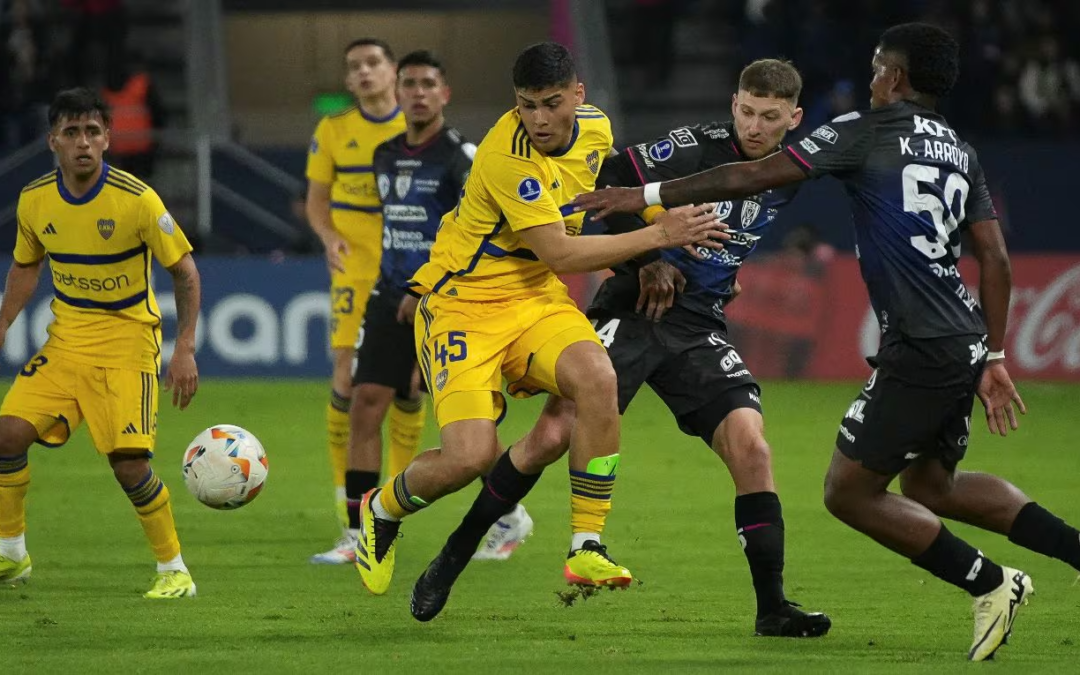 Copa Sudamericana: Boca rescató un empate de visitante ante Independiente Del Valle