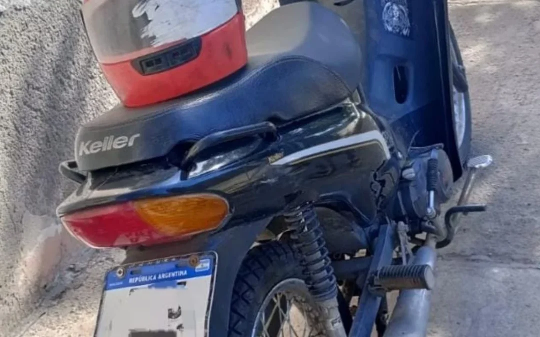 Le robaron la moto de la casa