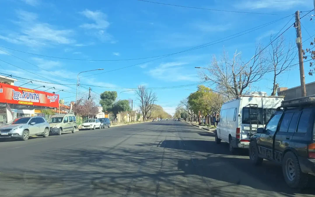 Concluyó el asfalto de la avenida Zapata y se trabajó sobre la Tirasso