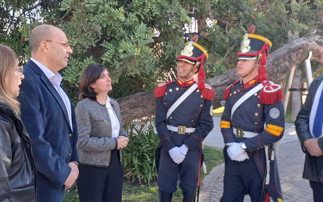 Granaderos en San Rafael: “venimos a transmitir los valores del General San Martín”