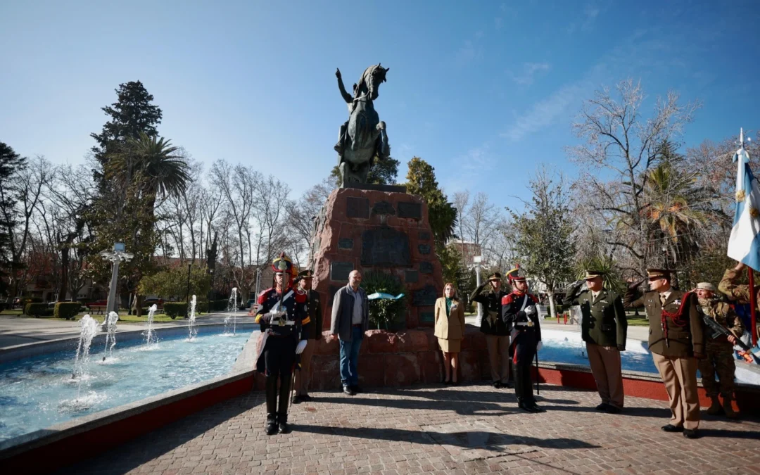 San Rafael homenajeó al General San Martín en el 174º aniversario de su paso a la inmortalidad