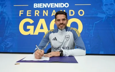 Fernando Gago asumió como nuevo DT de Boca