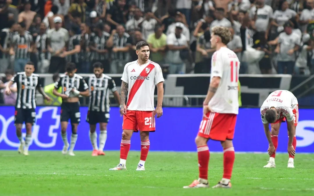 Copa Libertadores: Dura derrota 3-0 de River ante Atletico Mineiro en la ida de las semis