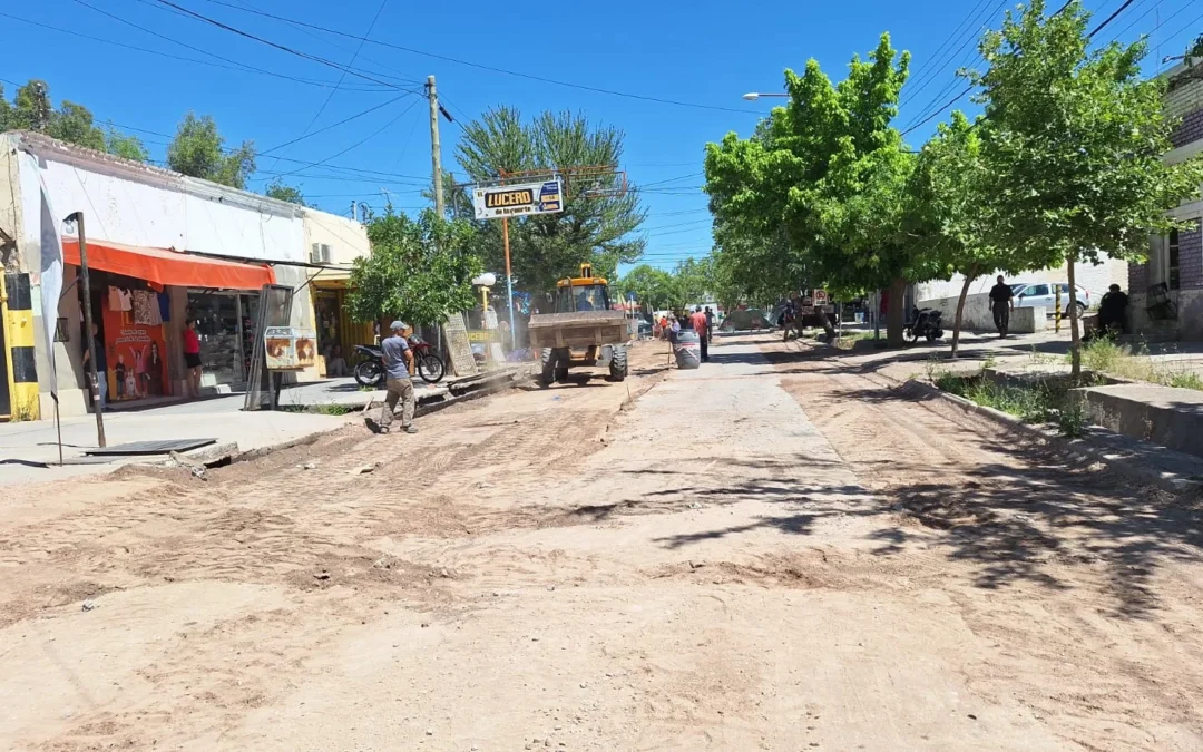 Iniciaron las obras para el hormigonado de Coronel Suárez entre Avellaneda y El Libertador