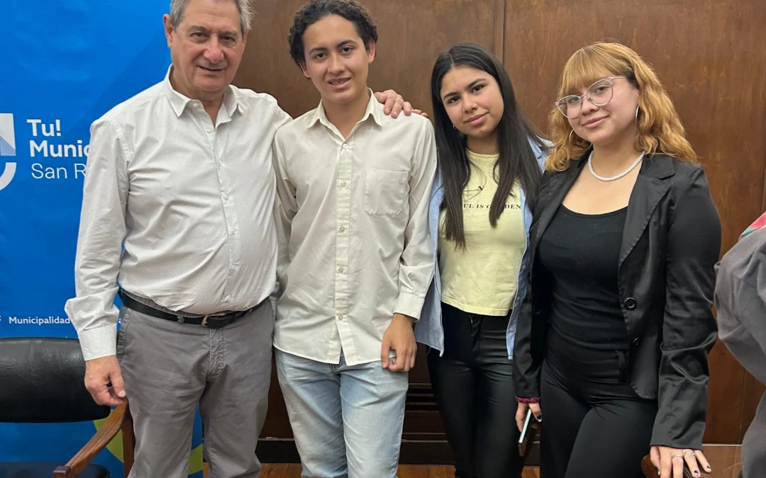 Omar Félix recibió a jóvenes de centros de estudiantes y a integrantes del HCD Estudiantil