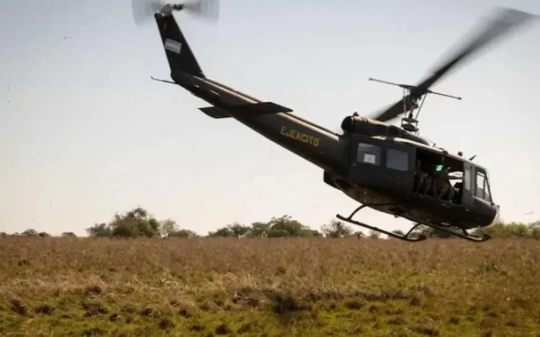 Video: así fue el aterrizaje forzoso del helicóptero del Ejército
