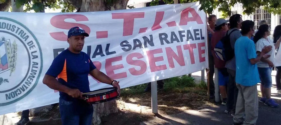 En San Rafael S.T.I.A, Trabajadores de la Alimentación adhiere al paro del miércoles