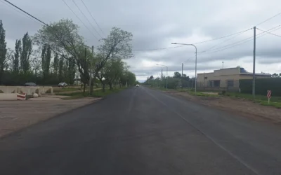 Finalizaron las obras de asfaltado en la avenida Rawson de San Rafael