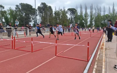 Casi mil chicos, una pista y muchas ganas de competir: el atletismo fue protagonista en los Juegos Chiche Quique Escalice